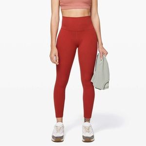 Lululemon Align High-Rise Pant 25” in Cayenne, size 4